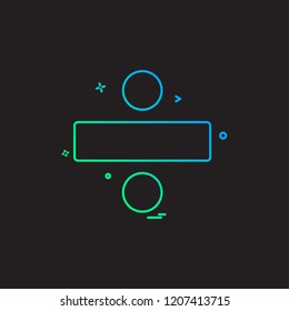 Divide icon design vector 