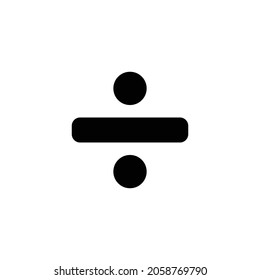divide Icon. Flat style design isolated on white background. Vector illustration