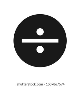 Divide Icon Vector Illustration Design, Flat Division Icon - Vector
