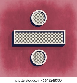 Divide Mathematics Symbol - Vector Design