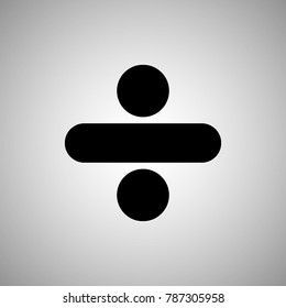divide sign icon