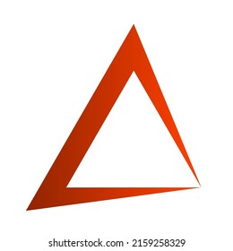 Divided basic shape geometric icon, logo