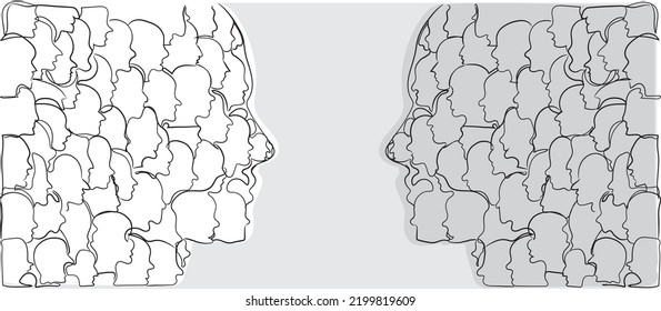 Divided Social Groups and cultures. Controversies between conservative and liberal psychology. Conflict