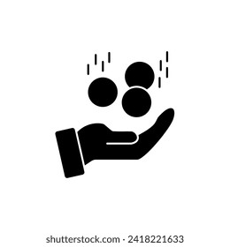 icono de línea de concepto dividendo. Ilustración de elemento simple. diseño de símbolos de esquema de concepto de dividendo.
