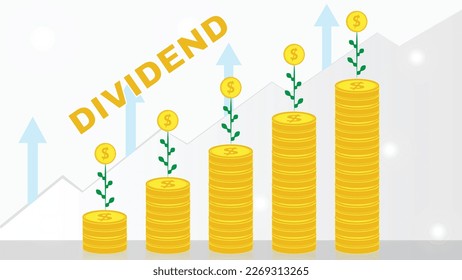 Dividendenwachstum Investitionen mit gleichbleibenden Renditen aus dem Aktienmarkt in den USA