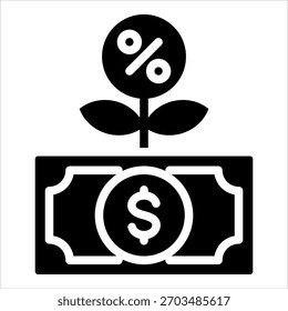 Elemento De Ícone De Dividendo Para Design