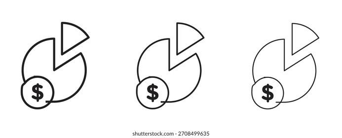 Iconos de dividendos. Colección de ícono de Vector perfecto de píxeles