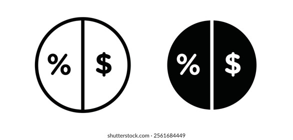 Dividend icons for web ui designs