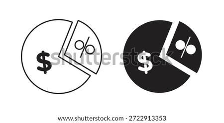 Dividend yield icon for web and app. vector illustration eps