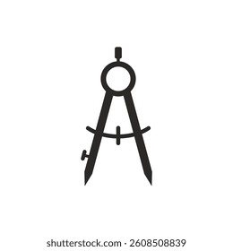 Divider Architecture Compass Icon Vector Template