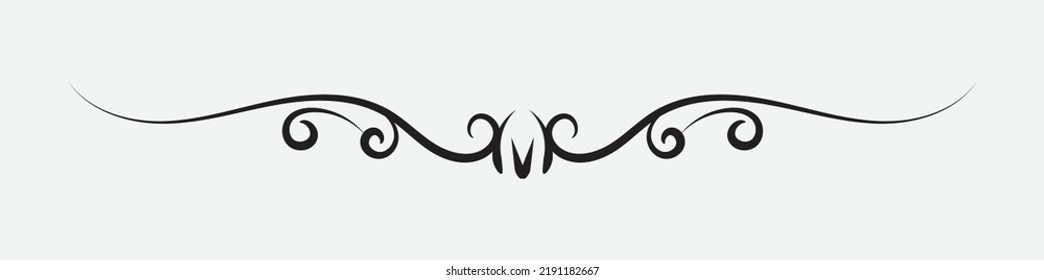 divider, border, frame or line with vintage style