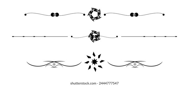 Divider and border vector design collection
