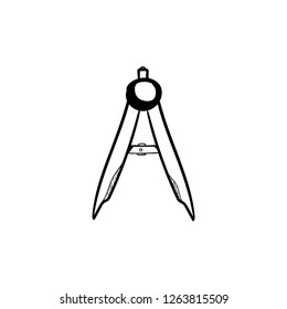 divider circle doodle vector icon drawing 