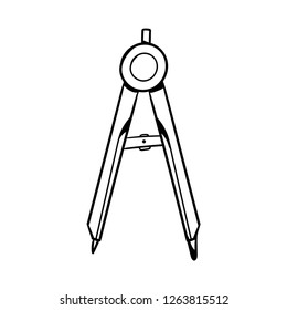 divider circle doodle vector icon drawing 