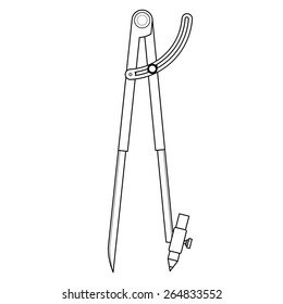 Divider Compasses Vector 
