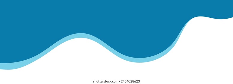  Cabecera divisoria para App, Anuncios o pósters. Conjunto de Formas de divisores de Plantilla para el Sitio web. Líneas de curva, gotas, Colección de onda del elemento de diseño para arriba, Sitio web de página inferior. Ilustración vectorial. EPS