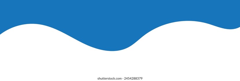 Divider Header for App, Banners or Posters. Set of Template Dividers Shapes for Website. Curve Lines, Drops, Wave Collection of Design Element for Top, Bottom Page Web Site.