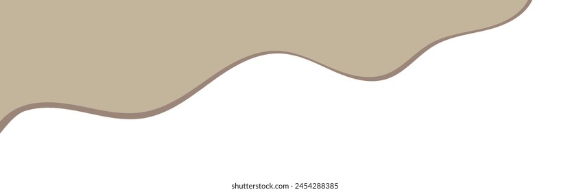 Divider Header for App, Banners or Posters. Set of Template Dividers Shapes for Website. Curve Lines, Drops, Wave Collection of Design Element for Top, Bottom Page Web Site.