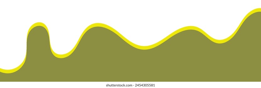 Divider Header for App, Banners or Posters. Set of Template Dividers Shapes for Website. Curve Lines, Drops, Wave Collection of Design Element for Top, Bottom Page Web Site.