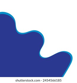 Divider Header for App, Banners or Posters. Set of Template Dividers Shapes for Website. Curve Lines, Drops, Wave Collection of Design Element for Top, Bottom Page Web Site.