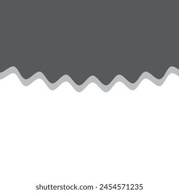 Divider Header for App, Banners or Posters. Set of Template Dividers Shapes for Website. Curve Lines, Drops, Wave Collection of Design Element for Top, Bottom Page Web Site.