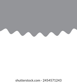 Cabecera divisoria para App, Anuncios o pósters. Conjunto de Formas de divisores de Plantilla para el Sitio web. Líneas de curva, caídas, Colección de onda del elemento de diseño para arriba, Sitio web de página inferior.