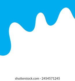 Divider Header for App, Banners or Posters. Set of Template Dividers Shapes for Website. Curve Lines, Drops, Wave Collection of Design Element for Top, Bottom Page Web Site.