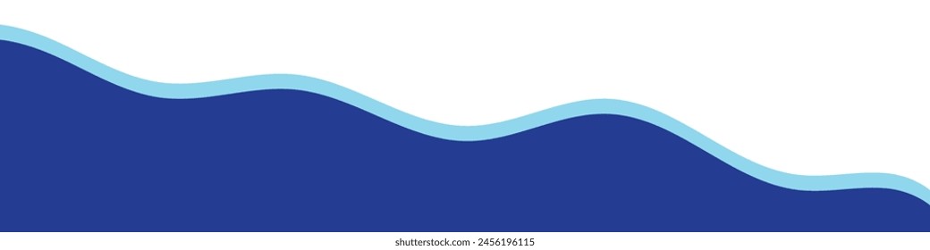 Divider Header for App, Banners or Posters. Set of Template Dividers Shapes for Website. Curve Lines, Drops, Wave Collection of Design Element for Top, Bottom Page Web Site. white background. eps 10