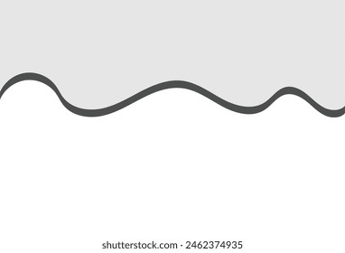 Divider Header for App, Banners or Posters. Set of Template Dividers Shapes for Website. Wave Collection of Design Element for Top, Bottom Page Web Site. Vector illustration. Eps file 201.