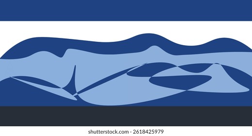 Divider Header for App, Banners or Posters. Set of Template Dividers Shapes for Website. Curve Lines, Drops, Wave Collection of Design Element for Top, Bottom Page Web Site. white background. eps 10