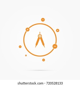 divider icon. architect sign