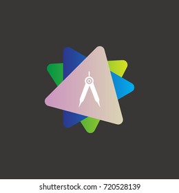 divider icon. architect sign
