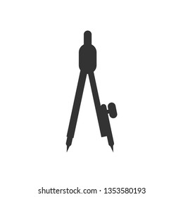 Divider Icon. Compass Illustration. Applied as Trendy Symbol for Design Elements, Websites, Presentation and Application - Vector.