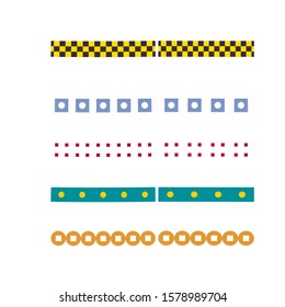 Divider icon design template EPS 10