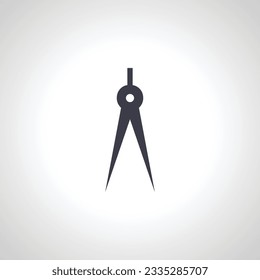 divider icon. drawing compass icon