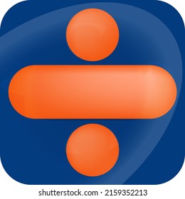 divider icon with new style, modern and cool.