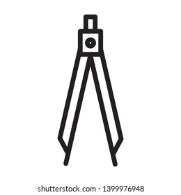 divider icon symbol sign, vector, eps 10, line thickness can be adjusted