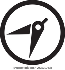 vector de icono de separador en fondo blanco..eps