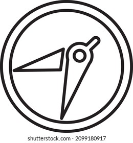 divider icon vector on white background..eps