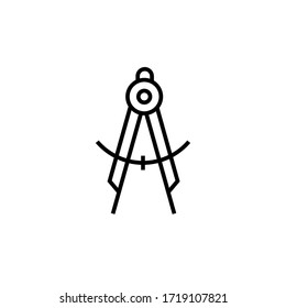 divider icon vector outlinee design. isolated on white background