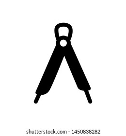 Divider icon vector , student template design emblem isolated illustration , outline solid background white 