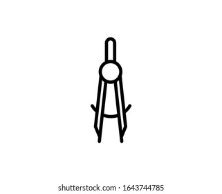 Divider line icon. High quality outline symbol for web design or mobile app. Thin line sign for design logo. Black outline pictogram on white background