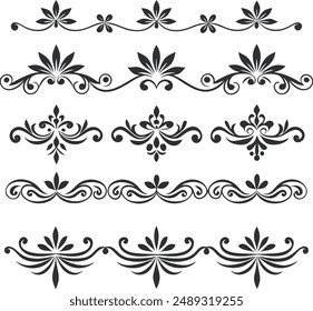 Divider thin line element set