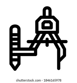 divider tool icon or logo isolated sign symbol vector illustration - high quality black style vector icons
