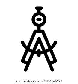 divider tool icon or logo isolated sign symbol vector illustration - high quality black style vector icons
