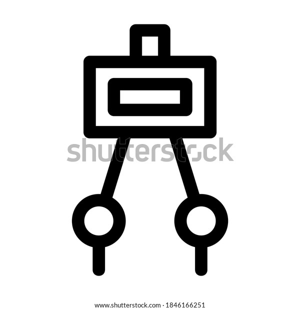 divider tool icon or\
logo isolated sign symbol vector illustration - high quality black\
style vector icons\

