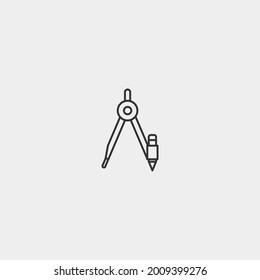 Indicador de la ilustración del icono del vector del divisor