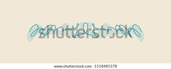 Divider in vector, isolated. Titled
sepated layers, eps10. For deco of mail postcard, landing, library
interior, event ticket, badge, culture app, product
ad.