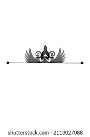 Vector divisor,Arte de línea adecuado para el diseño de la decoración