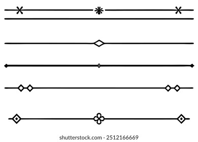 Dividers Borders Line Art for Classic Elegance
